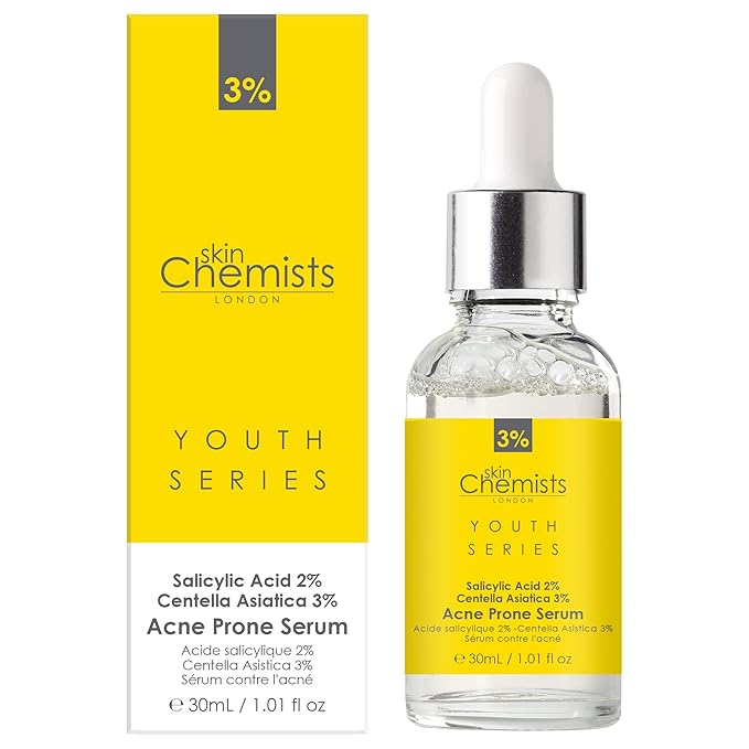 Skin Chemists Acne Prone - Salicylic Acid 2%, Centella Asistica 3%
