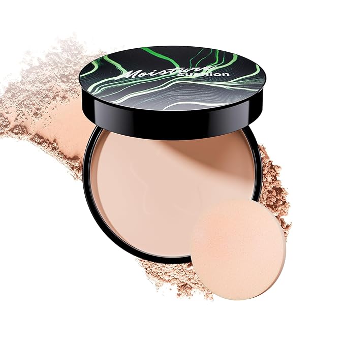 Face Setting Powder Makeup - Waterproof Long-Lasting Pressed Powder, Oil Control Finishing Powder Makeup, Smooth & Flawless, Poreless Matte Weightless for All Skin Types, Cruelty-free (Natural)