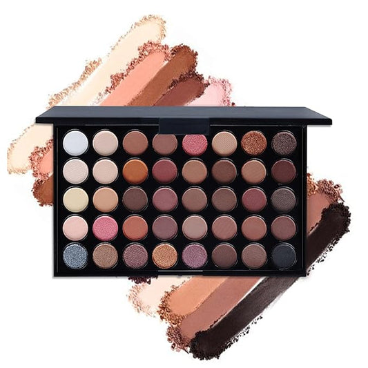 All in One Makeup Kit,40 Colors Eyeshadow Palette,Christmas Makeup Kit,Full Starter Cosmetics Set with Makeup Brushes,Brow Pencil, Mascara,Women and Teens Makeup Gift Set