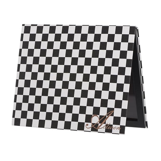 Extra Large Magnetic Palette Checkered Black Empty Makeup Palette for Eyeshadow Lipstick Blush Powder