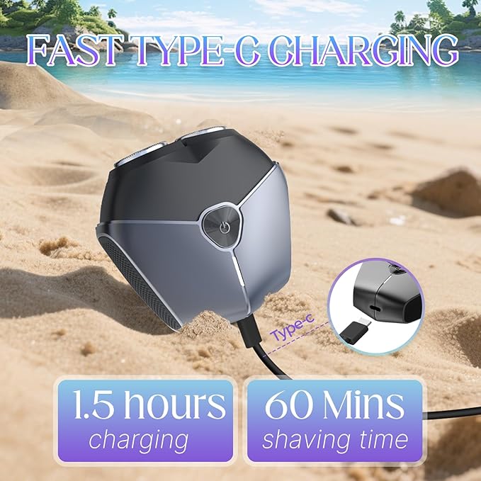 Electric Shavers for Women, Womens Electric Leg Shaver Cordless Painless Facial Hair Removal for Arms and Underarms Bikini Trimmer Electronic Razors for Shaving Portable and Safe Wet and Dry Use