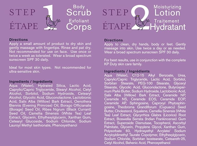 DERMAdoctor KP Bump Eraser Body Scrub and Lotion Kit Dermatologist Formulated Exfoliant | Keratosis Pilaris Treatment For Dry And Bumby Skin 10% AHAs + PHAs