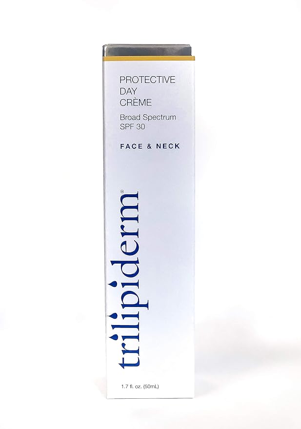 Trilipiderm Sightseer Bundle – Protective Day Cream Broad Spectrum SPF 30 and Rehydration Night Crème Set – Day and Night Protection, Hydration and Renewal Travel Size