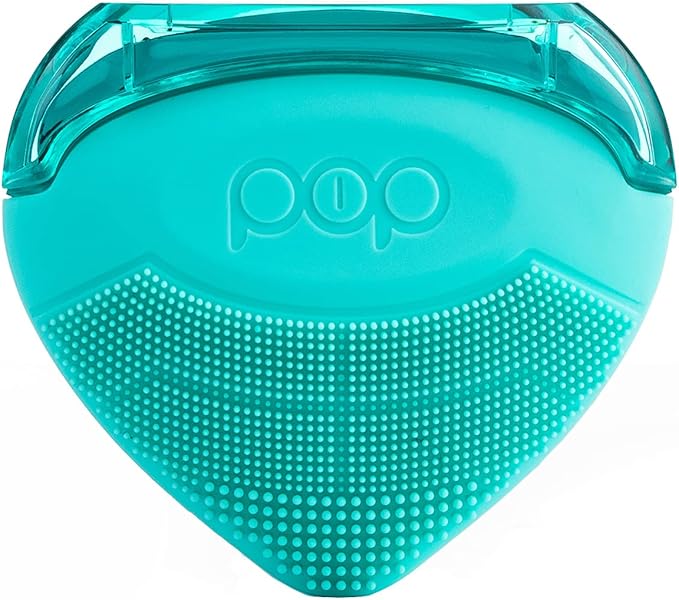 Pop Sonic Strawberry 3 in 1 Skin Exfoliating Cleanser Clean Massage Exfoliate - Turquoise