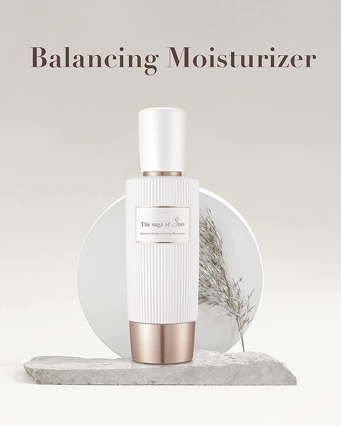 Sooryehan THE SAGA OF SOO Botanical Energy Balancing Moisturizer (120 ml / 4 Fl Oz) - Hypoallergenic Korean Skincare Lotion by LG BEAUTY. Sensitive Skin.