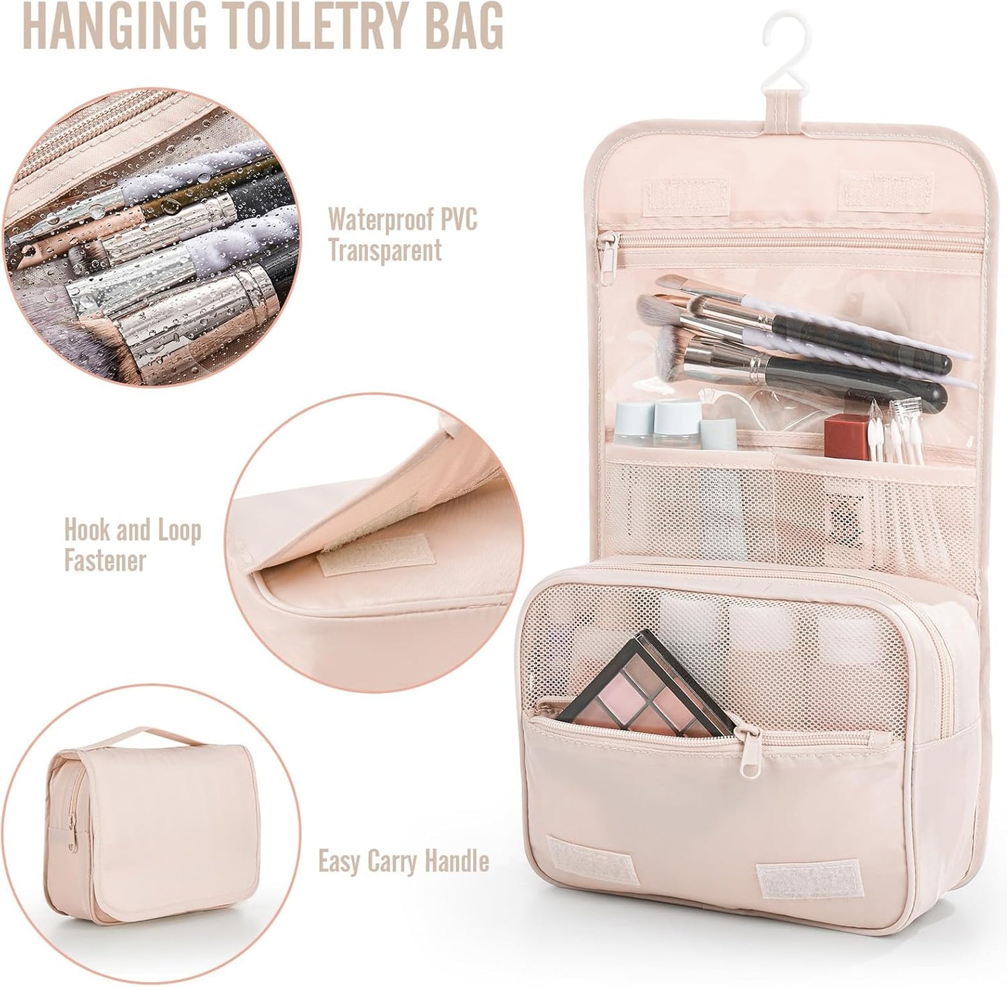 Veken 8 Set Packing Cubes for Travel, Birthday Gifts for Women Mom Her, Cruise Ship Essentials Accessories for Beach Vacation, Suitcase Organizer Bags for Luggage with Hanging Toiletry & Shoe Bag