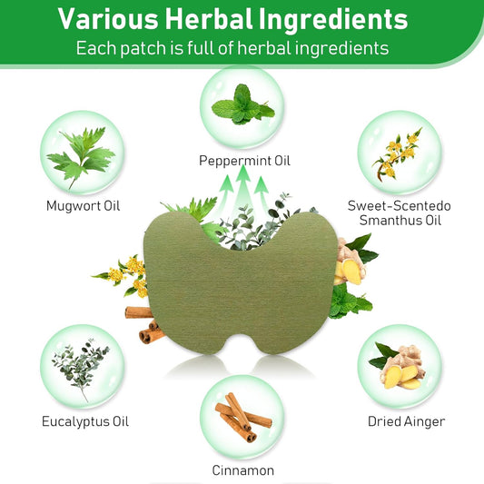 84Pcs Knee Patches, Warming Herbal Patches Wormwood Extract Sticker Heat Patches for Knee, Back, Neck, Shoulder