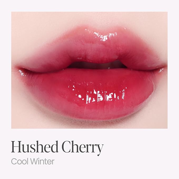 Espoir Couture Lip Tint Glaze #4 Hushed Cherry 0.14oz | Volumizing Lip Stain with Syrupy Shine | Long-Lasting & Vibrant Color for Radiant Lip Look | Moisturizing & Glossy Lip Tint | Korean Lip Makeup