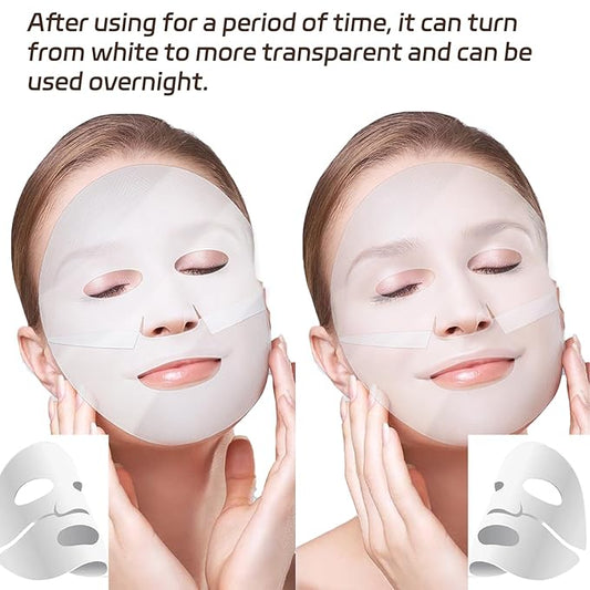 S-SNAIL-OO Bio-collagen Deep Real Mask, Collagen Mask, Bio Collagen Face Mask, Anti Wrinkle Mask, Korean Pure Collagen Gel Films Overnight Face Mask (3PCS)