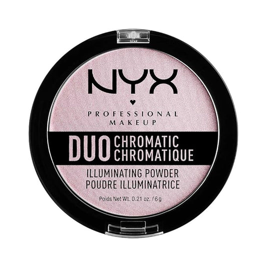 NYX PROFESSIONAL MAKEUP Duo Chromatic Illuminating Powder, Lavender Steel