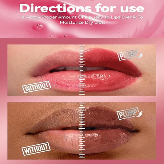 Roll On Plumping Lip Oil with Chili Extract, Fuller Lips Instantly, Ultra-Hydrating&Nourishing, Glossy Finish Lip Glow Oil, Fuller Booster Balm Moisturizing, Smooth, Define Your Lips (#03)