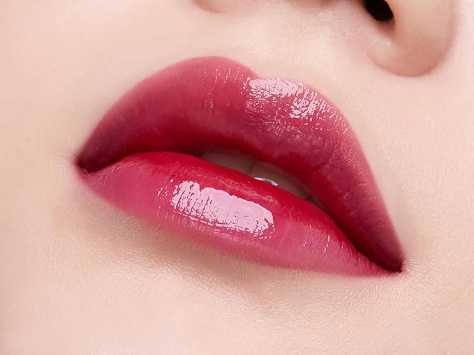 JUNG SAEM MOOL LIP-PRESSION Glow Lasting Tint 0.14 Fl Oz, Water-In-Oil Gloss Tint for Hydrated, Plump Lips, Non-Sticky Comfortable Fit for Radiant Lip Stain, Korean Lip Makeup (More Deep Plum)