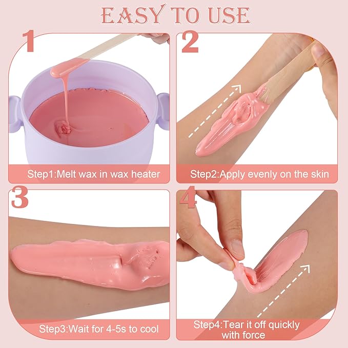 Wax Beads for Hair Removal, 80oz Wax Beads Bulk, Brazilian Waxing for Body SPA, Hard Wax Beans for Face, Bikini, Coarse Hair Removal Wax