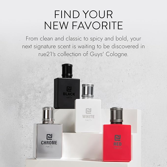 Rue 21 CJ White Men's Cologne Spray - 1.7 fl oz (50 ml)