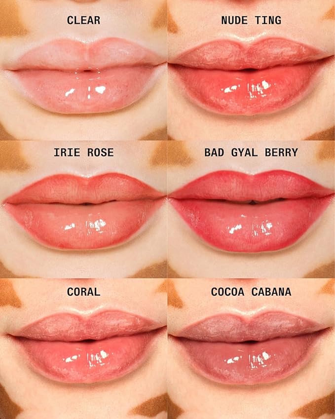 Cay Skin Isle Lip Balm SPF 30 – High Shine, Hydrating + Sheer Lip Gloss in Vanilla Brown Sugar Flavor – Formulated with Natural Ingredients for All Skin Tones – Nude Ting