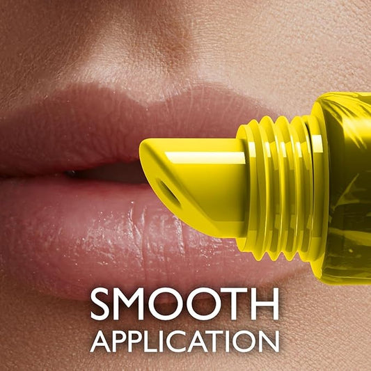 Moisturizing Lip Balm 0.50 Oz - Lemon & Black Pepper Flavour - Natural Lip Balm - Vegan and Beeswax-Free Formula - Hydrating Flavored Lip Balm - Shea Butter Enriched Formula