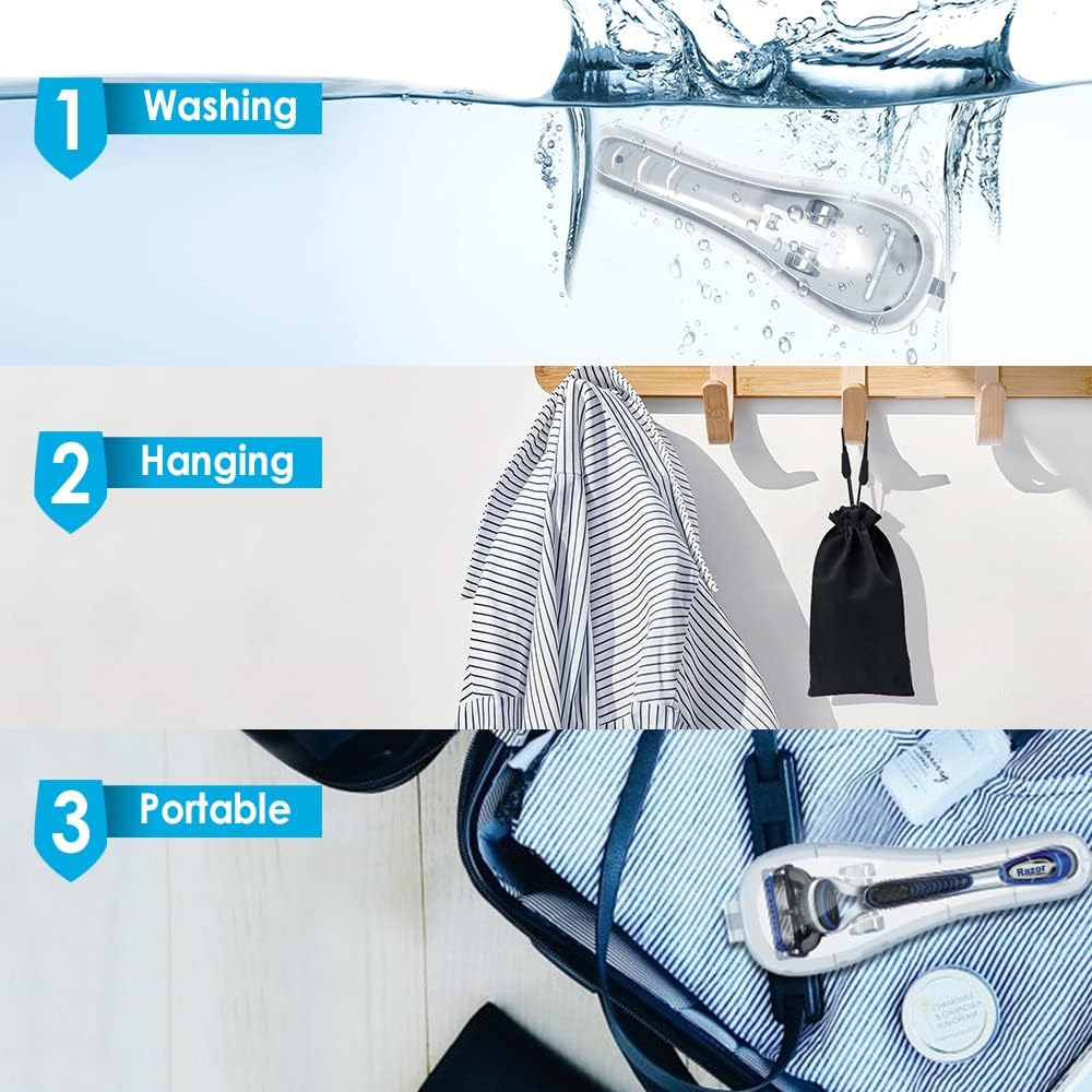 Razor Case Compatible with Gillette Proglide Fusion Men's Razor, Travel Protector Case with Carrying Bag