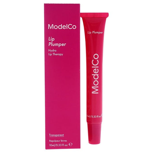 Modelco Lip Plumper - Enhancing Formula For Full Lips - Moisturizing Treatment For Plumping And Shine - Extreme Hydrating Therapy For Dry, Chapped Skin - Nourishing Gloss Creates Filler Look - 0.34 Oz