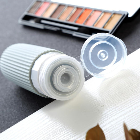 Travel Bottles for Toiletries, Tsa Approved 3oz Portable Travel Bottles, BPA Free Leak Proof Squeezable Silicone Travel Size Containers, Travel Accessories with Clear Toiletry Bag (4 Pack)