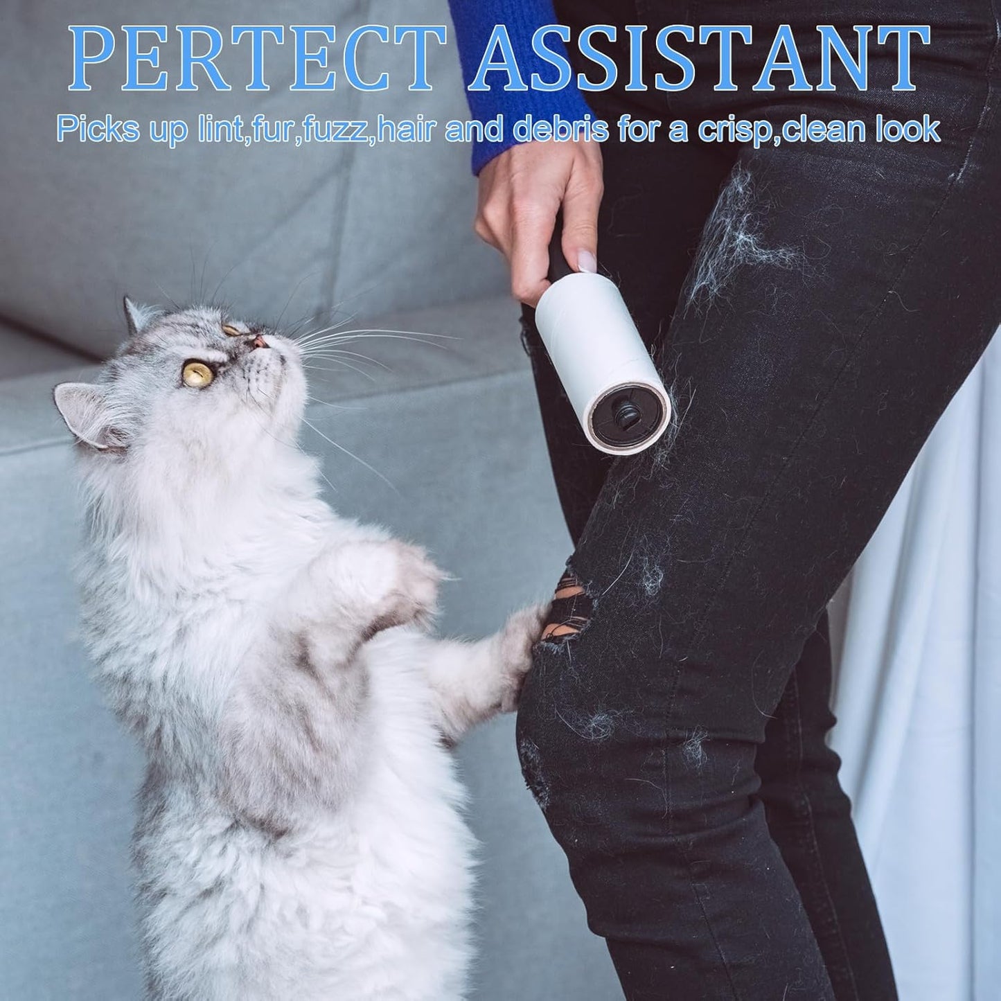 Hushee 12 Pcs Mini Lint Rollers for Pet Hair Lint Roller Travel Size Clothes Roller Lint Removers Sticky Lint Removing Tool for Clothes, Gift Bags, Pet Hair Removal