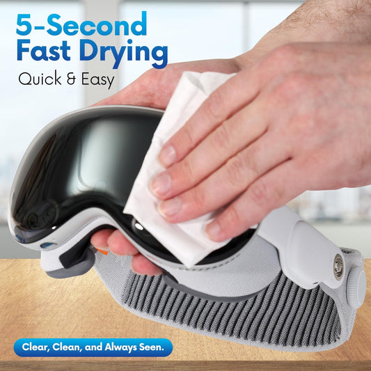 Screen Cleaner Wipes – Quick Dry, Streak-Free Screen Wipes for Electronics, Phones, Computers, Cameras, and All Lenses, Soft & Gentle, 300ct, Pre-Moistened & Individually Wrapped