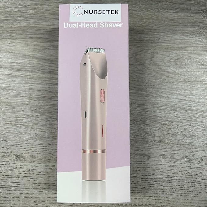 Electric Shaver for Women, 2-in-1 Electric Razor for Womens Legs Underarm Face Pubic Hairs, Rechargeable Razor Body Hair Trimmer Wet & Dry Use