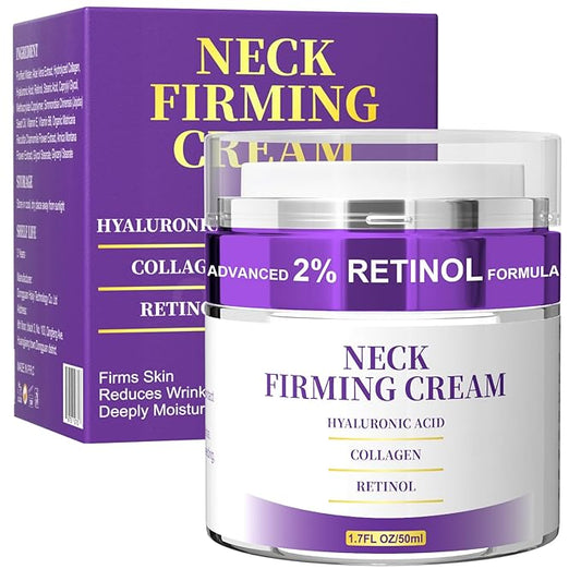 Retinol Cream for Face, Neck Creams for Tightening and Firming, Anti Aging Face Moisturizer for Face, Day & Night Moisturizing with Collagen, Hyaluronic Acid for Sagging Skin, Wrinkle, 1.7 Fl OZ