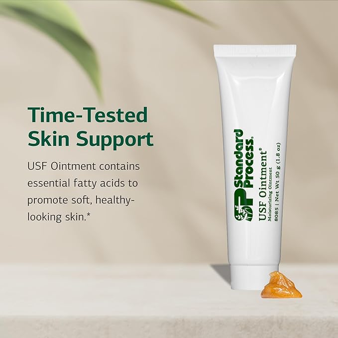 Standard Process USF Ointment - Supports Soft, Healthy Skin - Moisturizing Skin Cream for Dry Hands & Body - 1.8 oz