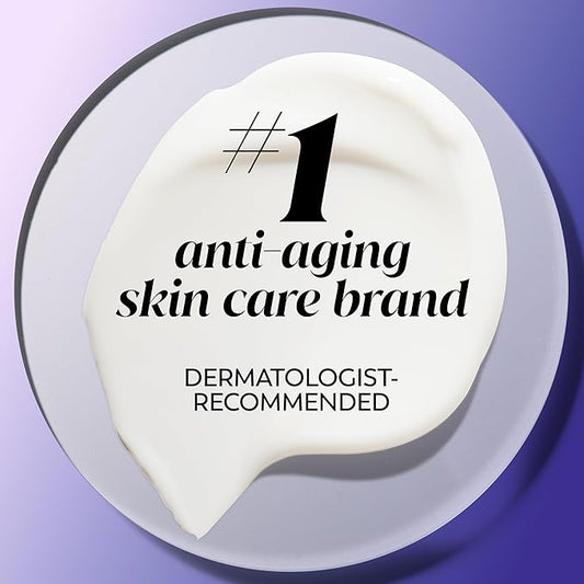 Olay Retinol 24 Face Moisturizer, Anti-Aging Night Cream for Women, Fragrance-Free, Non Greasy - Anti-Wrinkle, Smooth Fine Lines, Tightening, Hydrating Skin Care - Peptides, Glycerin, 1.7 Oz