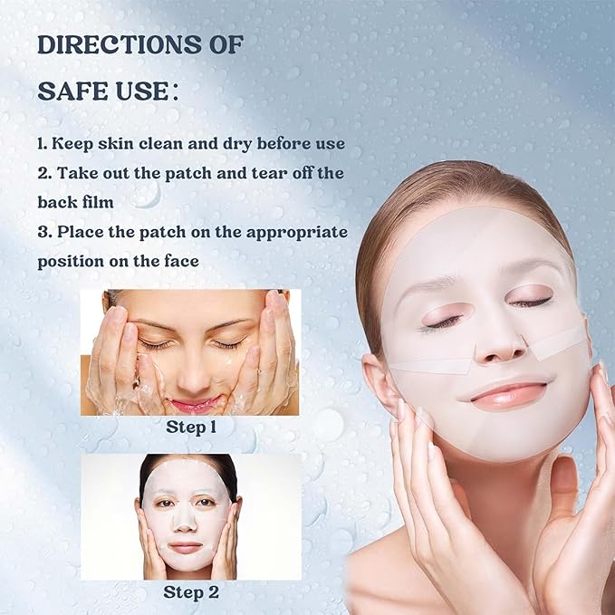 S-SNAIL-OO Bio-collagen Deep Real Mask, Collagen Mask, Bio Collagen Face Mask, Anti Wrinkle Mask, Korean Pure Collagen Gel Films Overnight Face Mask (3PCS)