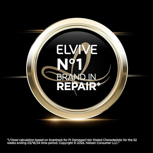 L'Oreal Paris Elvive Total Repair 5 Repairing Shampoo and Conditioner for Damaged Hair, 28 Ounce (Set of 2)(Packaging May Vary)