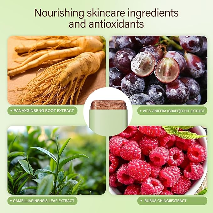 Cream Bronzer Stick,Contour Stick Facial Contouring Stick,Long Lasting Highlighter Waterproof Highlight Makeup,Buildable Shimmer Sparkle Face Bronzer Face Shaping,02 Soft Glow