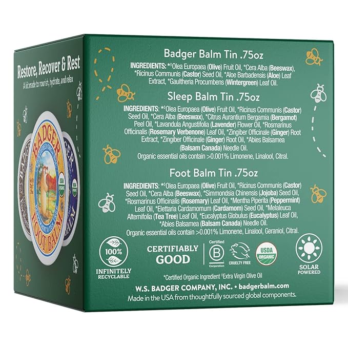 Badger - Restore, Recover & Rest Kit