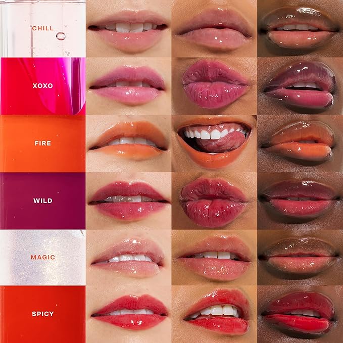 Tower 28 ShineOn Lip Jelly, WILD, Non-Sticky, Hydrating Vegan Lip Gloss in Sheer-ish Raspberry, Moisturizing Apricot and Raspberry Seed Oil, Clean, Cruelty Free