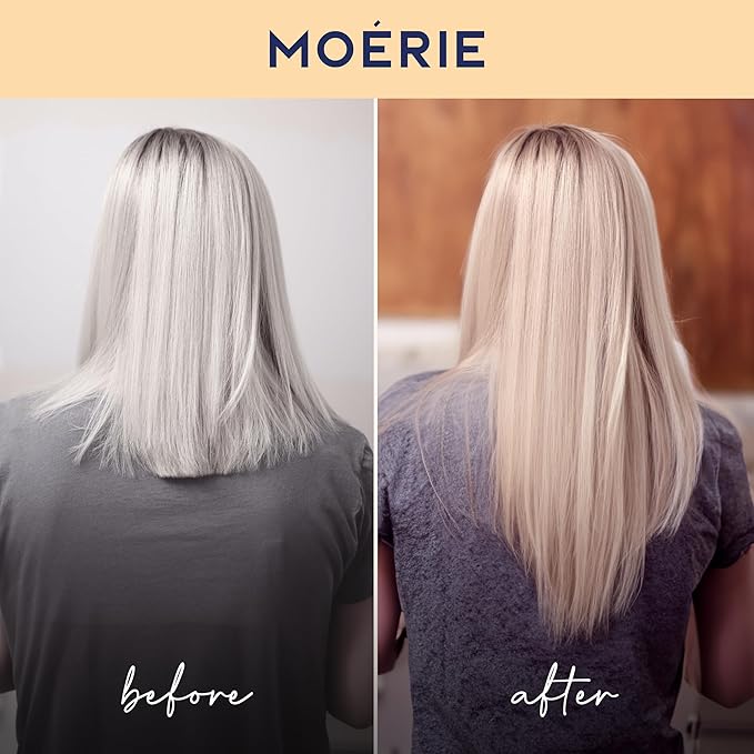 Moerie Mineral Shampoo and Conditioner Plus Hair Growth Spray Set – Ultimate Hair Care Pack – For Longer, Thicker, Fuller Hair - Volumizing Hair Care Products – Paraben & Silicone Free - 3 Products