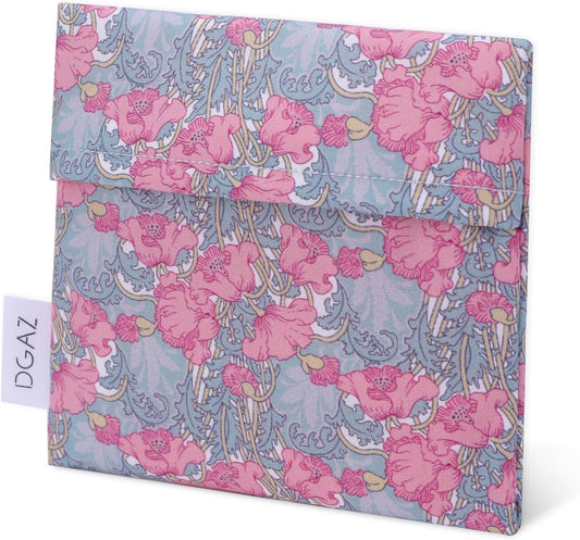 DGAZ Sanitary Napkin Storage Bag, Period Bag for Teen Aged Girls, Portable Period Bag for Panty Liners/Menstrual Cup/Small Tampons，Mini Makeup Bag for Purse