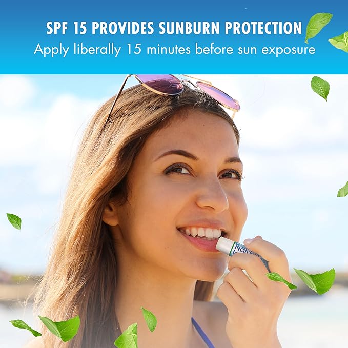 Natural Ice Original SPF 15 Medicated Lip Balm - 12 Count Pack