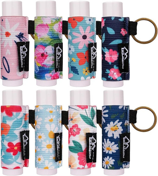 WK IEASON Lip Balm Holder Keychain Bulk Chapstick Holder Key chain