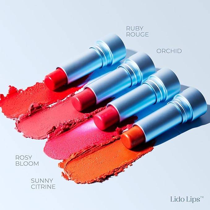 Tinted Lip Balm. Moisturizing Sheer, Buildable Lip Color with Hyaluronic Acid, Vitamin E and Rich Oil, Perfect Revitalizer for Chapped Lips. Beauty Plumper Moisturizer 0.21oz - Rosy Bloom