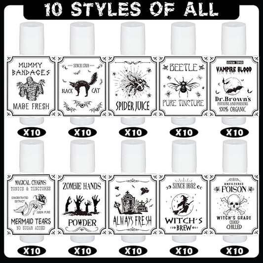 Dunzy 100 Pack Hello Fall Thanksgiving Party Gifts Bulk Lip Balms Favors Employee Appreciation Gifts Thank You Gifts Team Inspirational Gifts for Women Men Coworkers Satff Teachers(Bat)