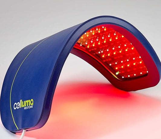 Celluma Restore S2 with Rechargeable Battery Option | The Ultimate Red Light Therapy Device with FDA-Cleared Hair Regrowth, Anti-Wrinkles, and Pain Relief Settings
