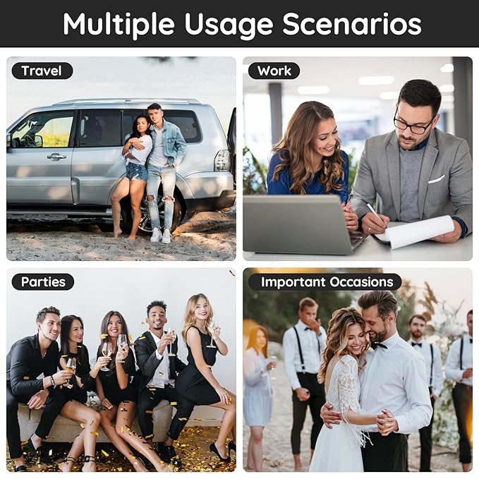 Segbeauty Travel Perfume Bottle Refillable, 5pcs 10ML Mini Glass Perfume Containers with Funnel and Pipette, Empty Portable Leak-proof Fragrance Bottles Spray Atomizer Pump Bottle Kit for Toiletries