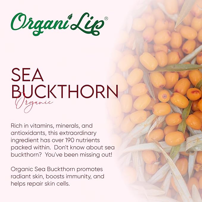 OrganiLip USDA Certified Organic Lip Balm for Nourishing Cracked or Dry Lips - All-Day Ultra Moisturizing Lip Care in Oval Shaped Tubes - 3-Pack (Cherry)