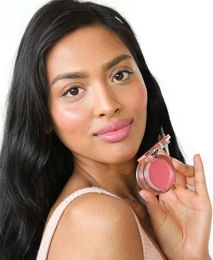 Wander Beauty Double Date Lip & Cheek - Rendezvous/Swipe - 4-in-1 Cream Blush & Lip Tint - Blush, Lip Moisturizer, Lip Balm & Eye Gloss - Multitasking Eye, Cheek & Lip Makeup With Green Tea - 0.07 oz