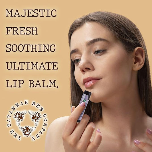 Savannah Bee Company Lip Balm - Lip Moisturizer for Chapped Lips - Hydrating Lip Balm with Pure Honey