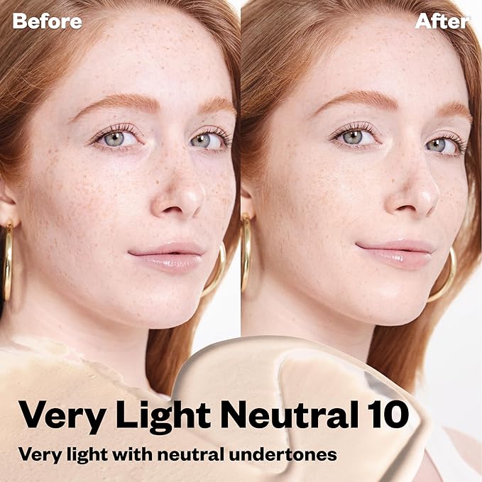 Kosas BB Burst Tinted Face Gel Cream - Supports Healthy Collagen, Smoothes Skin, Hydrates & Moisturizes - Lightweight Buildable Coverage - Very Light Neutral 10, Natural Finish (1 Oz/30 ML)