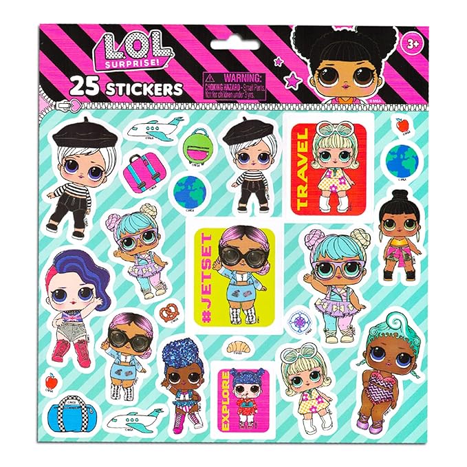 Game Party LOL Surprise Lip Gloss Set - Bundle with 4 LOL Lip Gloss Tubes, a Collectible Cosmetic Case, and More | LOL Doll Lip Gloss