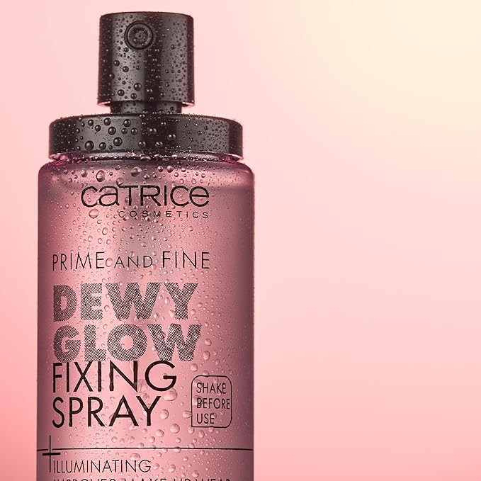 Catrice | Prime & Fine Illuminating Dewy Glow Spray | Transparent and Fast Drying Fixing Spray| Paraben Free & Vegan | Cruelty Free (Pack of 1)