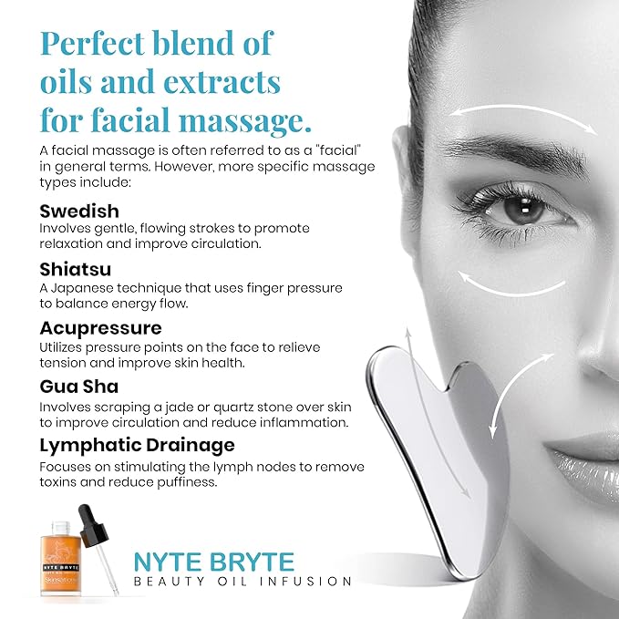 Skinsations - Retinol Face Oil Infusion - NYTE BRYTE - Anti-Aging, Collagen Boosting, Antioxidant Protection, Skin Care - Retinol, Plum Kernel Oil, Sea Buckthorn, Wheat Germ Oil, Vitamin A, Vitamin E