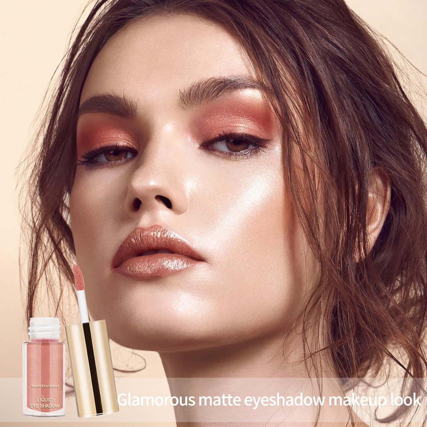 Boobeen Liquid Matte Eyeshadow, Long Lasting Waterproof Liquid Eye Shadow, Velvet Matte Cream Eyeshadow, Neutral Nude Eye Shadow Makeup